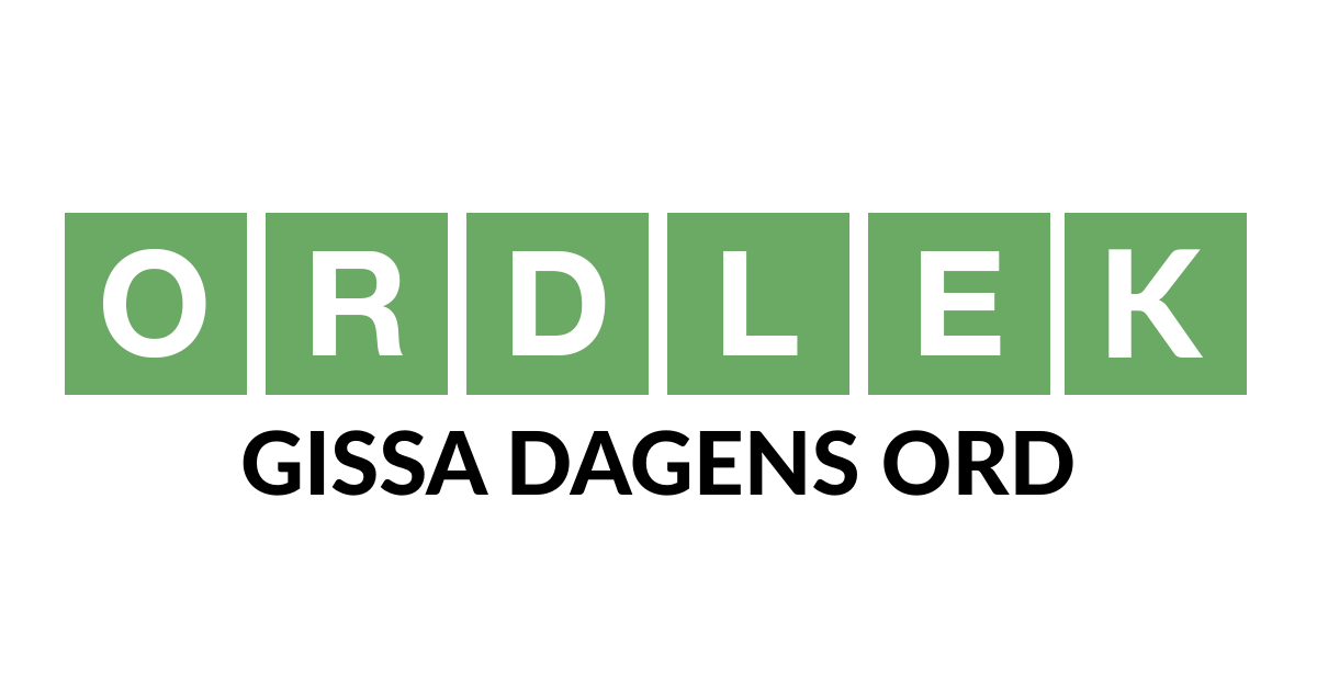 Ordleg - Gætte dagens ord